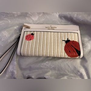 Kate spade ladybug medium wristlet